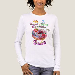 Das Leben ist süß mit funkelnden Donuts Tri-Blend Shirt