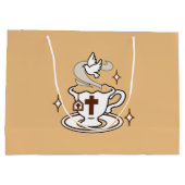 Das Leben ist süß mit Jesus - Christlicher Glaube  Große Geschenktüte (Rückseite)