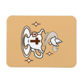 Das Leben ist süß mit Jesus - Christlicher Glaube Magnet (Horizontal)