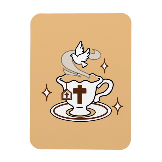 Das Leben ist süß mit Jesus - Christlicher Glaube Magnet (Vertikal)