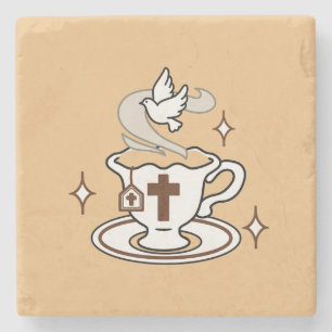 Das Leben ist süß mit Jesus - Christlicher Glaube Steinuntersetzer