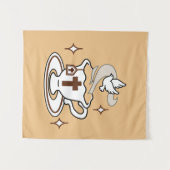 Das Leben ist süß mit Jesus - Christlicher Glaube Wandteppich (Vorderseite (Horizontal))