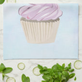 Das Leben ist süß rosa Cupcake Küchentuch (Gefaltet)