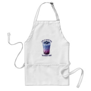 Das Leben ist süß wie Blueberry-Boba Schürze