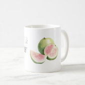 Das Leben ist süße Guavenfrucht Kaffeetasse (VorderseiteRechts)