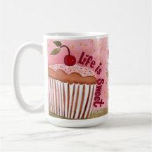 Das Leben ist süße Kuchen-Tasse