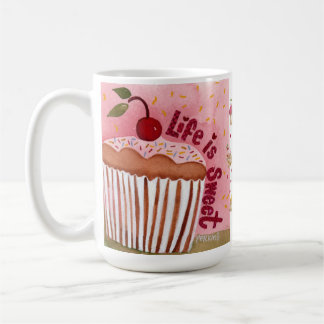 Das Leben ist süße Kuchen-Tasse Kaffeetasse