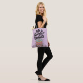 Das Leben ist süßer mit Donuts Tasche (Am Model)