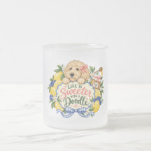 Das Leben ist süßer mit einem Doodle Goldendoodle 