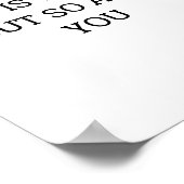 DAS LEBEN IST TOUTIV, ABER DANN SIND SIE AUCH QUOT POSTER (Ecke)