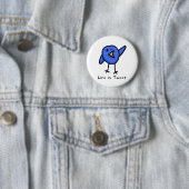 "Das Leben ist tweeten" Knopf Button (Beispiel)