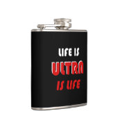 Das Leben ist Ultra, Ultra ist das Leben Flachmann (Rechts)