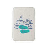 Das Leben ist umdrehen herein Reinfälle besser Badematte (Vorderseite Vertikal)