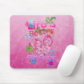 Das Leben ist umdrehen herein Reinfälle besser Mousepad (Mit Mouse)