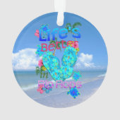 Das Leben ist umdrehen herein Reinfälle besser Ornament (Rückseite)