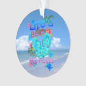 Das Leben ist umdrehen herein Reinfälle besser Ornament (Vorderseite)