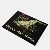 Das Leben ist voll von Catnip Fußmatte (Schrägansicht)