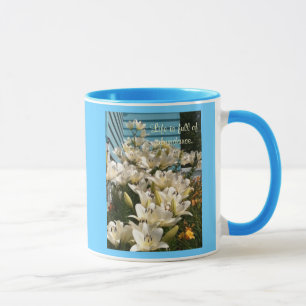 Das Leben ist voll von Fülle, Day Lily Tasse