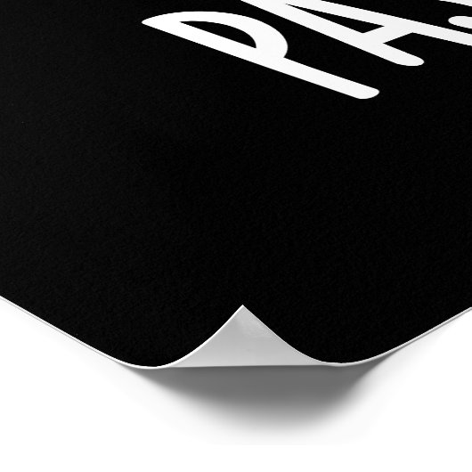 Das Leben ist voll von Pastfähigkeiten Funny Pun D Poster (Ecke)