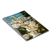 Das Leben ist voll von Überfluss, Day Lily Noteboo Notizblock (Rechte Seite)