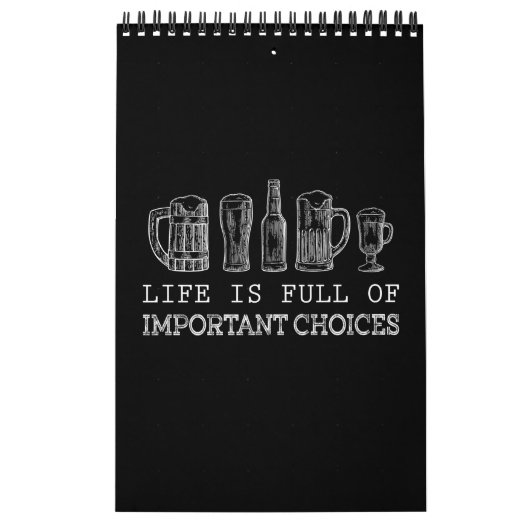 Das Leben ist voll von wichtigen Entscheidungen Bi Kalender (Titelbild)