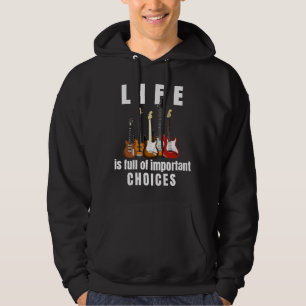 Das Leben ist voll von wichtigen Entscheidungen Gi Hoodie