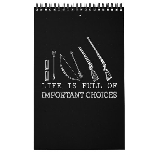 Das Leben ist voll von wichtigen Entscheidungen Ja Kalender (Titelbild)