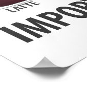 Das Leben ist voller wichtiger Entscheidungen - Fu Poster (Ecke)