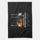 Das Leben ist voller wichtiger Entscheidungen Gita Geschirrtuch (Vertikal)