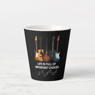 Das Leben ist voller wichtiger Entscheidungen Gita Milchtasse