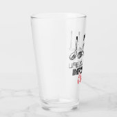 Das Leben ist voller wichtiger Entscheidungen Golf Glas (Rechts)