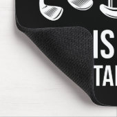 Das Leben ist voller wichtiger Entscheidungen Golf Mousepad (Ecke)