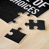 Das Leben ist voller wichtiger Entscheidungen Golf Puzzle (Seite)