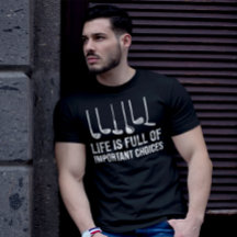 Das Leben ist voller wichtiger Entscheidungen Golf