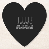 Das Leben ist voller wichtiger Entscheidungen Golf