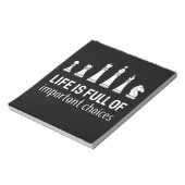 Das Leben ist voller wichtiger Entscheidungen, Sch Notizblock (Rotiert)