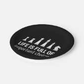 Das Leben ist voller wichtiger Entscheidungen, Sch Pappteller (Schrägansicht)