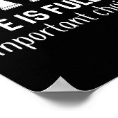 Das Leben ist voller wichtiger Entscheidungen, Sch Poster (Ecke)