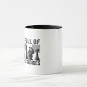 Das Leben ist voller wichtiger Entscheidungen Scha Tasse (Zentrum)