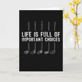 Das Leben ist voller wichtiger Wahlmöglichkeiten, Karte (Gelbe Blume)