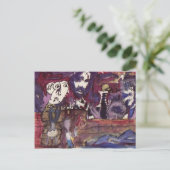 Das Leben ist vorbei und jetzt bin ich vorbei Postkarte (Stehend Vorderseite)