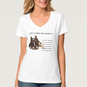 Das Leben ist, was du schaffst. T-Shirt