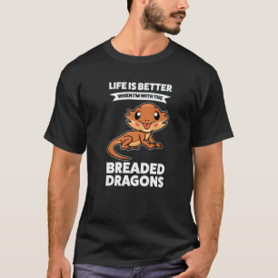 Das Leben ist, wenn ich mit panierten Drachen Haus T-Shirt