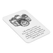 Das Leben ist wie ein Kamerakzept Magnet (Rechte Seite)