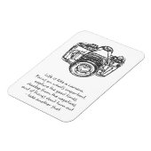 Das Leben ist wie ein Kamerakzept Magnet (Linke Seite)