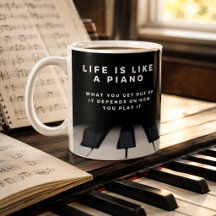 Das Leben ist wie ein Klavier Inspiration