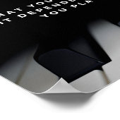 Das Leben ist wie ein Klavier Inspiration Poster (Ecke)