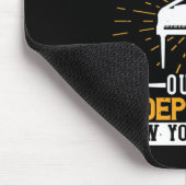 Das Leben ist wie ein Klavier Mousepad (Ecke)