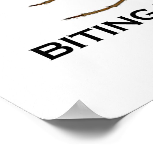 Das Leben ist wie ein Mückenstich, das am wenigste Poster (Ecke)