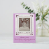 Das Leben ist wie ein neuer Hut...Probieren Sie es Postkarte (Stehend Vorderseite)